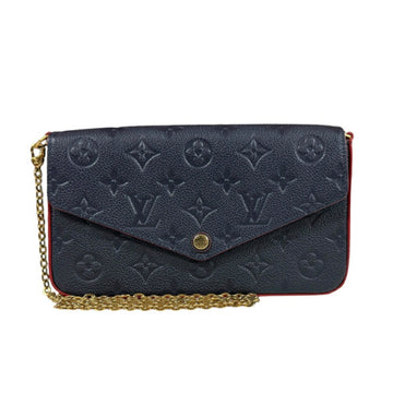 Louis Vuitton Marine Rouge Navy Monogram Empreinte Shoulder Bag