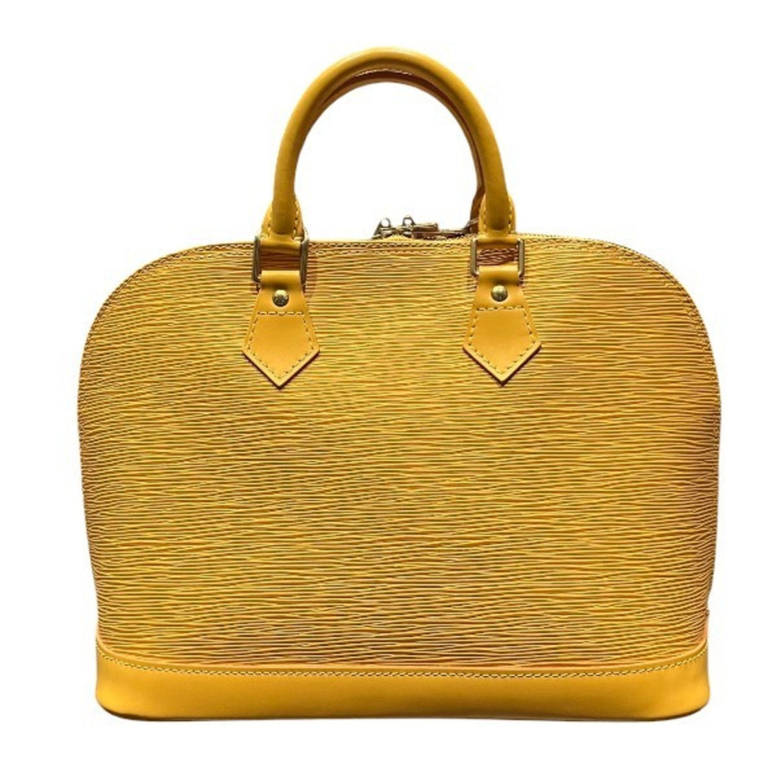 Louis Vuitton Epi Jaune yellow Leather Handbag