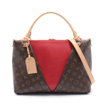 Louis Vuitton  Monogram  Color Coated Canvas Leather Handbag