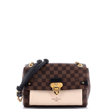 Vavin Handbag Damier with Leather PM