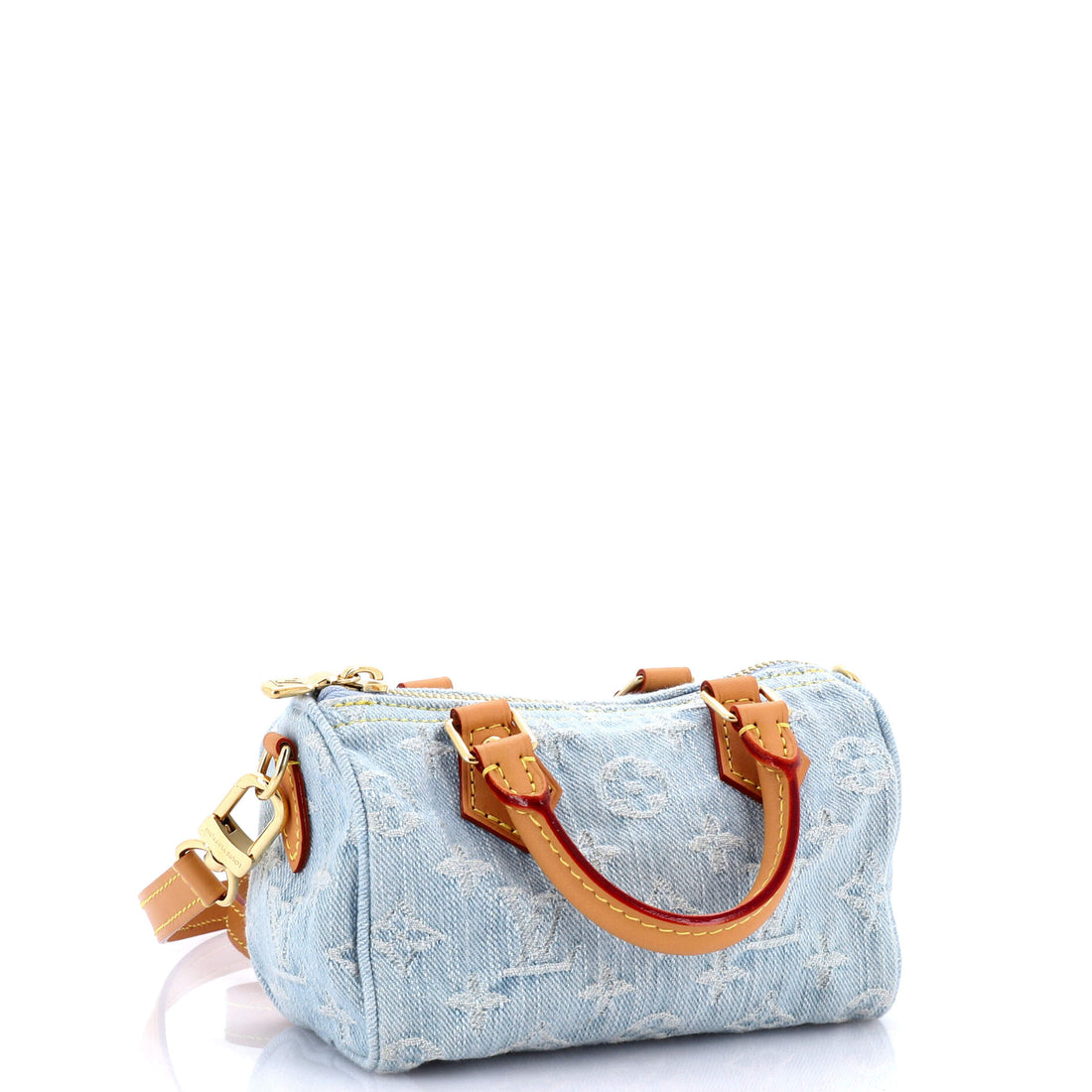 Speedy Bandouliere NM Bag Monogram Denim Sky Nano