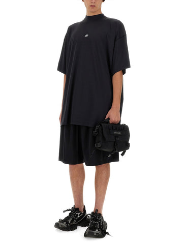 Balenciaga Men T-Shirt With Logo