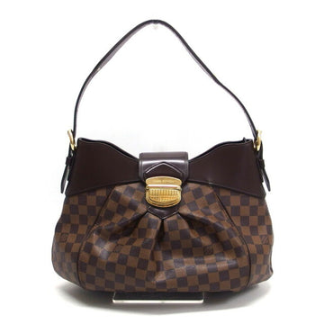 Louis Vuitton Damier Canvas   Damier Canvas Leather Shoulder Bag
