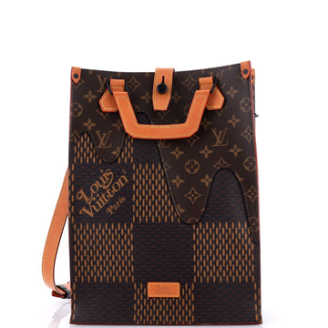 Nigo Tote Limited Edition Giant Damier and Monogram Canvas Mini