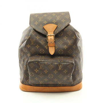Louis Vuitton  Monogram Coated Canvas Leather Monogram Backpack