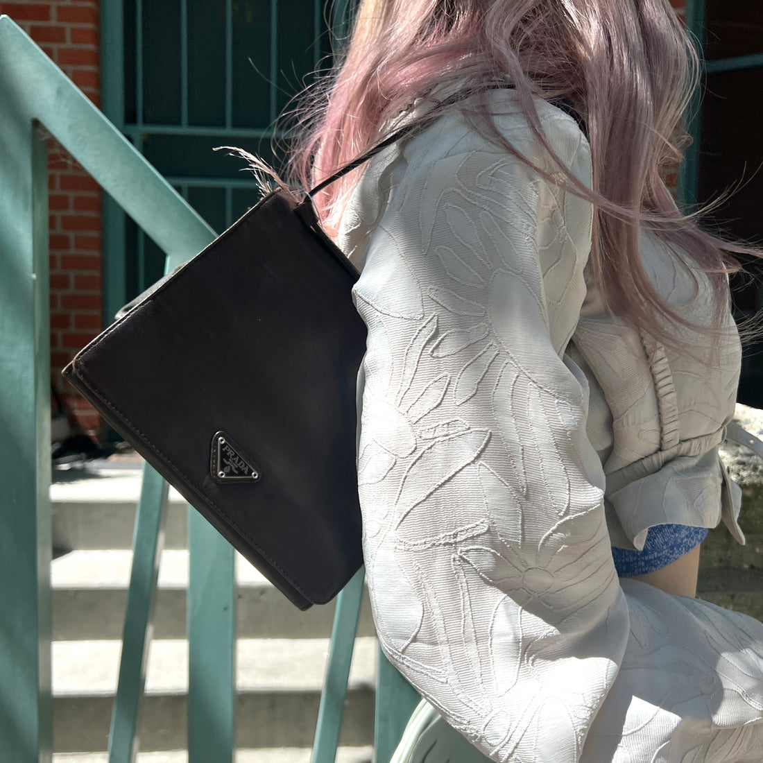 PRADA vintage leather tote