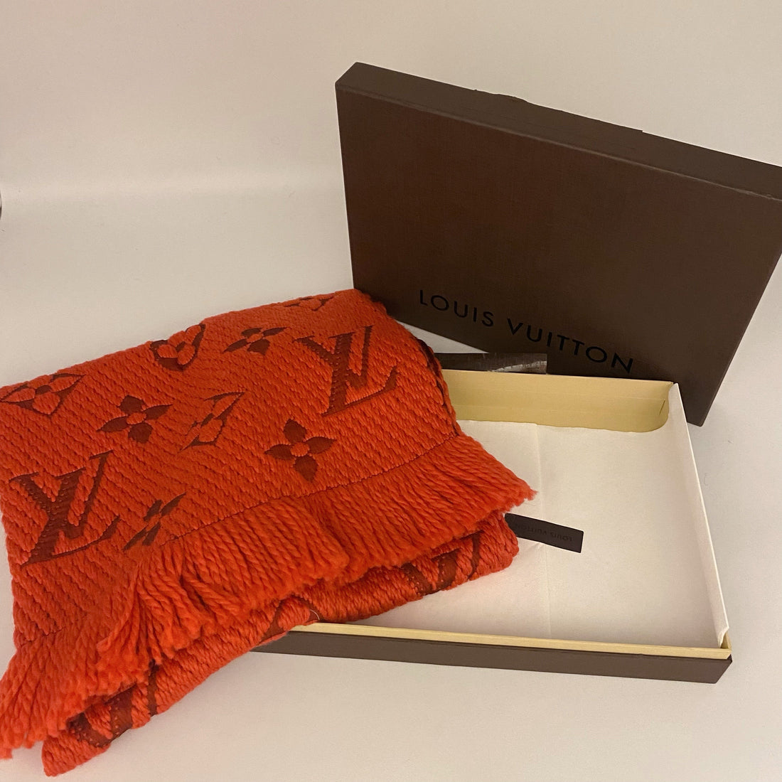 Louis Vuitton Red Yarn Scarf