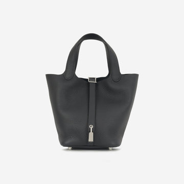 Hermès Hermès - Picotin 18 - Caban Clemence PHW - Unused - 2022