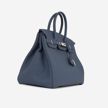 Hermès - Birkin 35 - Bleu Brighton Togo PHW -  - 2018