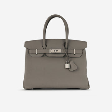 Hermès - Birkin 30 - Gris Etain Togo PHW - 2022 - Unused