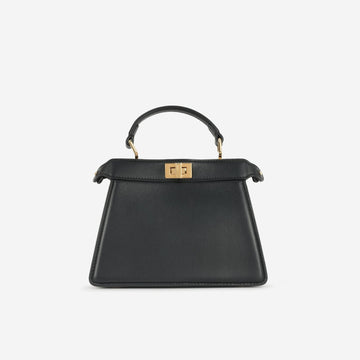 Fendi - Petite Peekaboo ISeeU - Black Calfskin GHW -