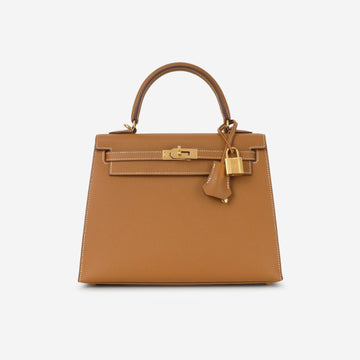 Hermès Kelly 25 Gold Epsom GHW