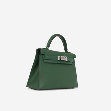 Hermès Mini Kelly - Vert Moyen Madame
