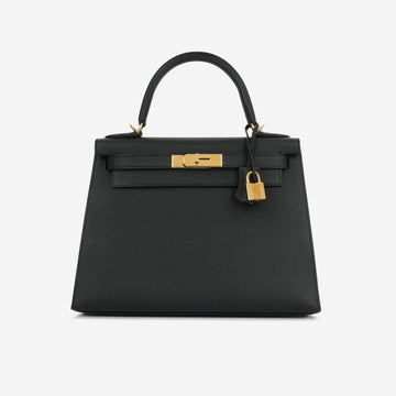 Hermès - Kelly 28 - Noir Epsom GHW -  - 2024