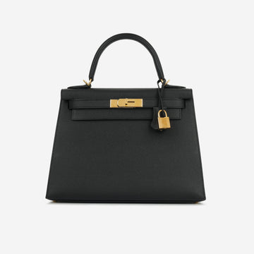 Hermès Kelly 28 Sellier - Noir Epsom | Gold Hardware