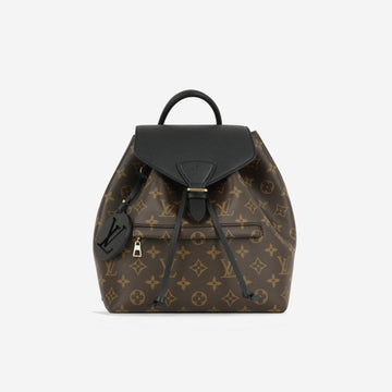 Louis Vuitton - Montsouris Backpack - Monogram / Black Trim GHW -  - 2021