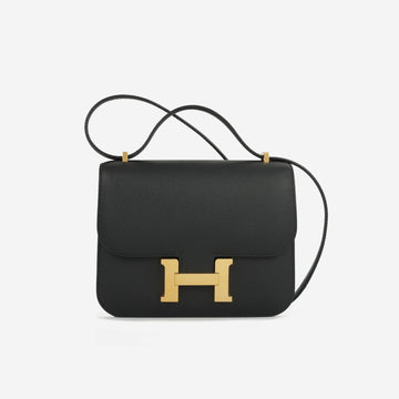 Hermès Constance 18 - Noir Epsom Gold