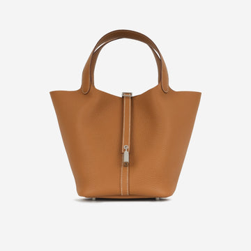 Hermès - Picotin 22 - Gold Clemence PHW - Brand New - 2025