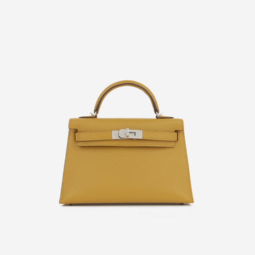 Hermès Verso Mini Kelly - Gold/Jaune ambre