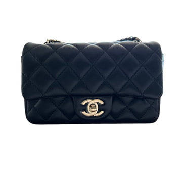 Chanel Extra Mini RSStangular Flap Bag - Black (NWT)