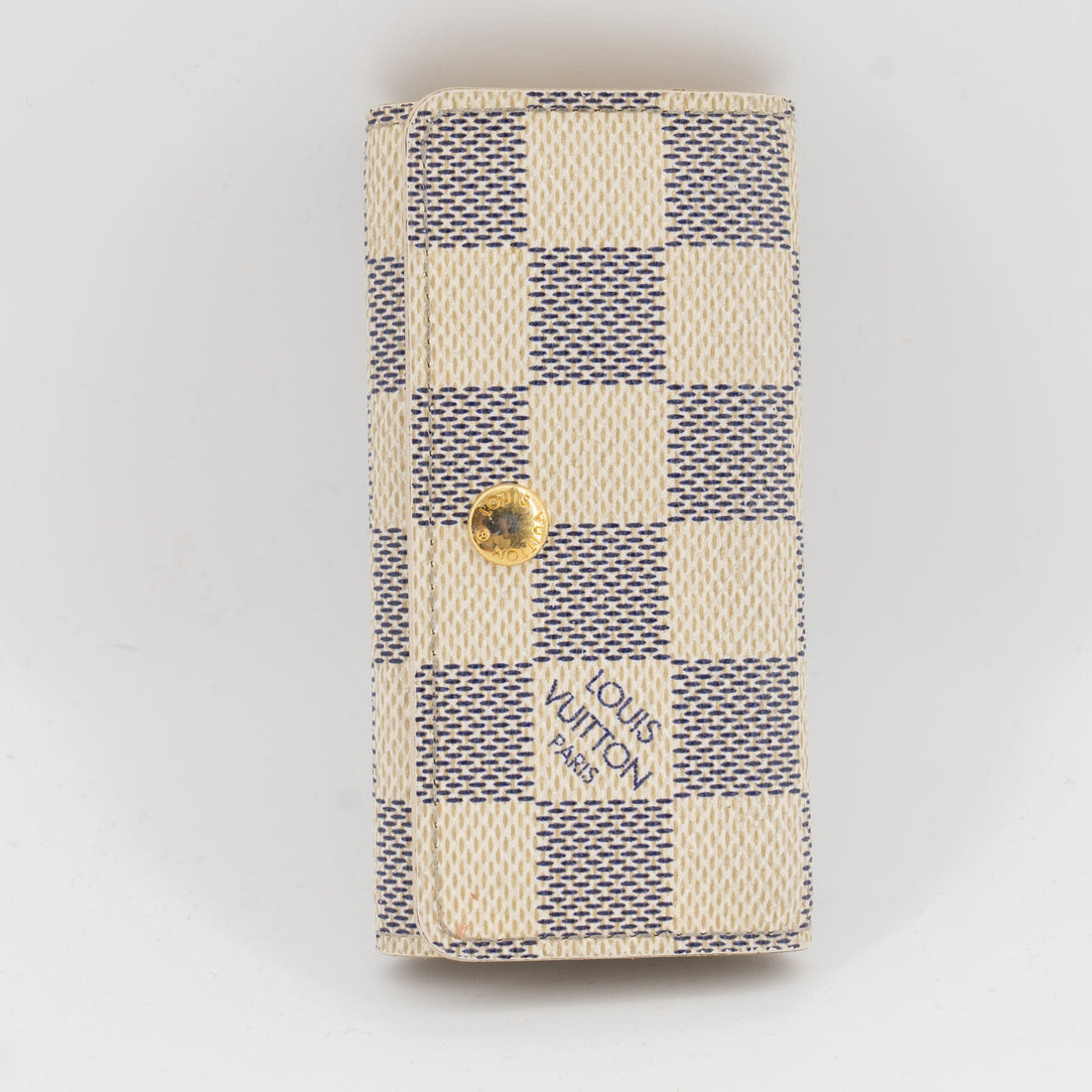 Louis Vuitton Damier Azur key holder