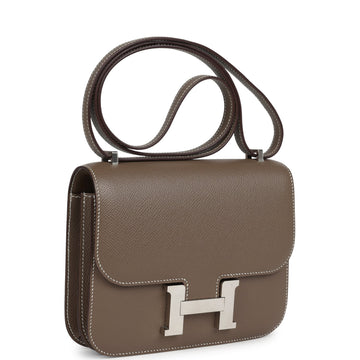 Hermes Constance 18 Etoupe Epsom Palladium Hardware