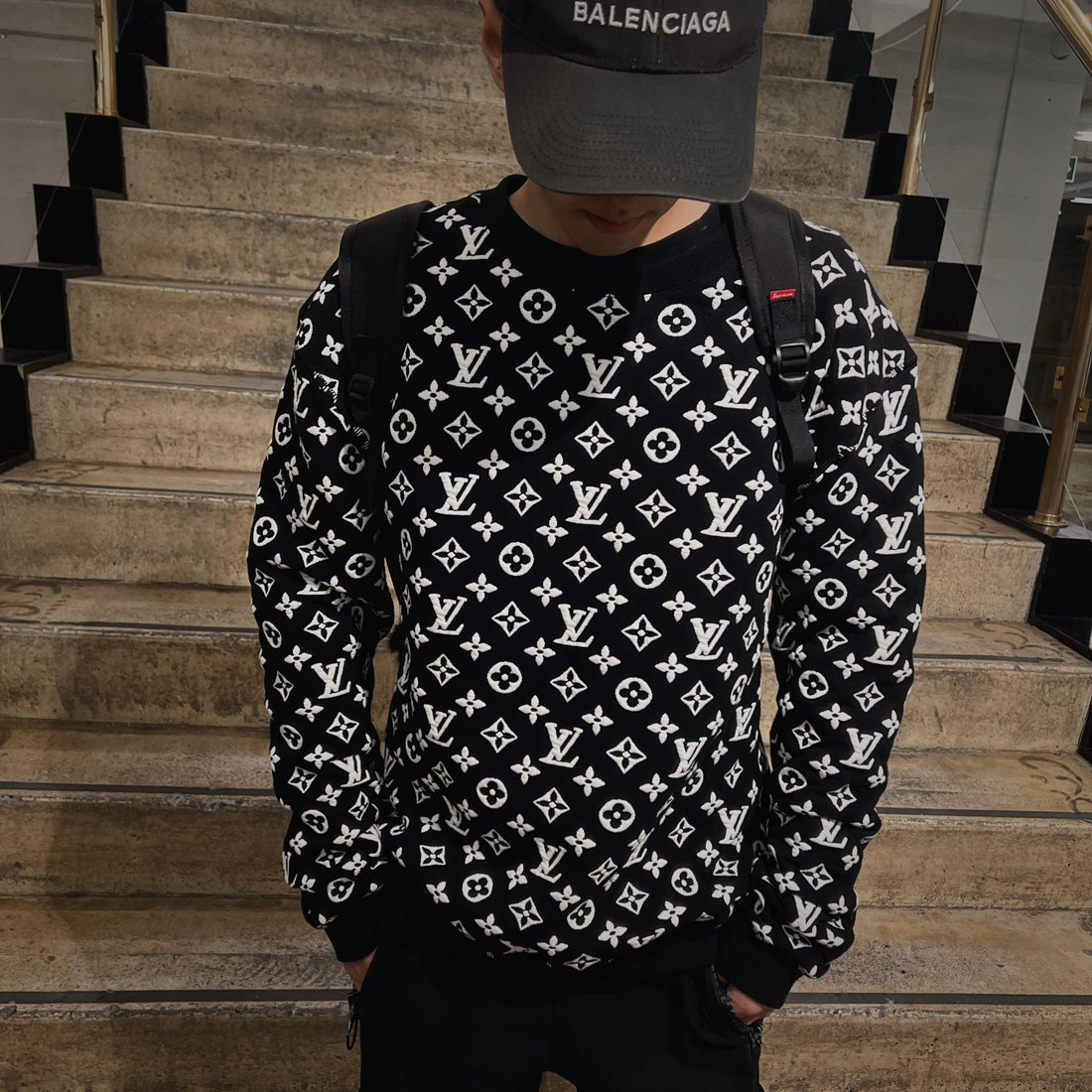 Louis Vuitton LV Monogram Jacquard Crewneck TWS