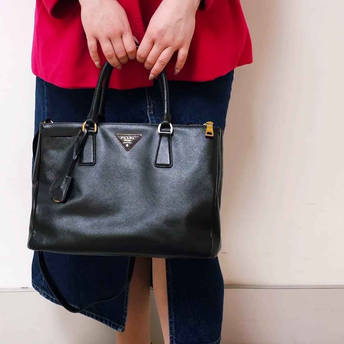 Prada Galleria Leather Handbag TWS