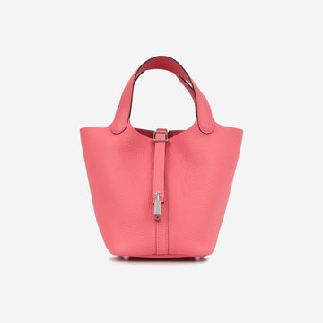 Hermès - Picotin 18 - Rose Azalee PHW - Brand New - 2024