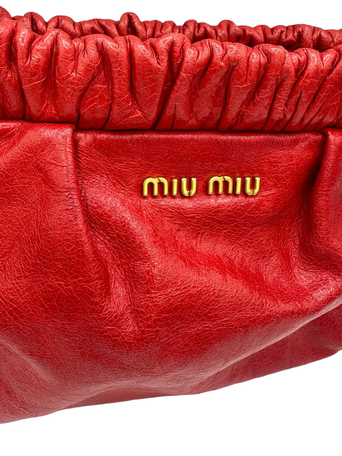 MIU MIU - Red Leather Shoulder Bag