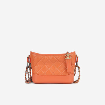 Chanel Chanel - Gabrielle Small - Orange Lambskin MHW - Pre Loved