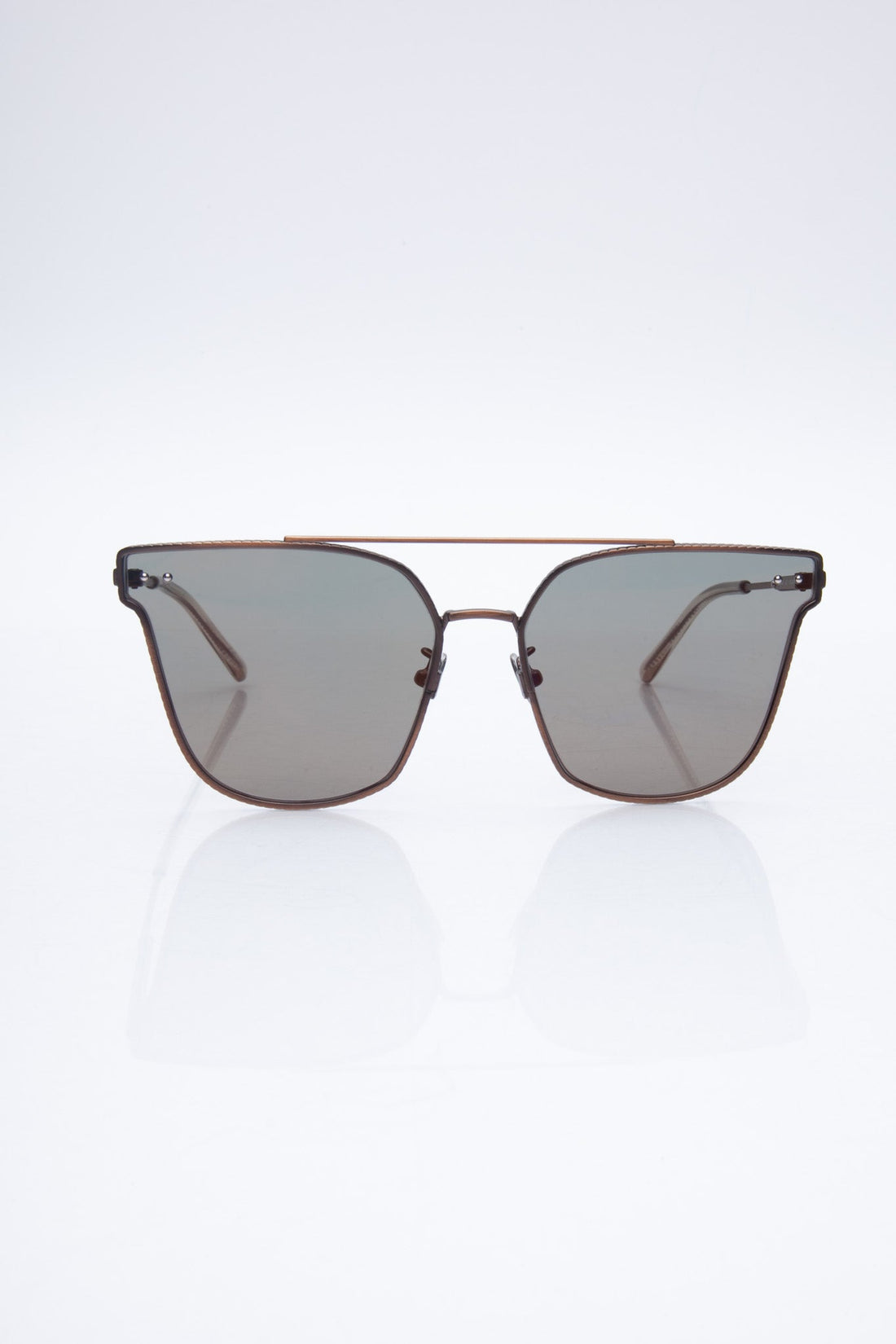 BOTTEGA VENETA RSStangle Brown Sunglasses