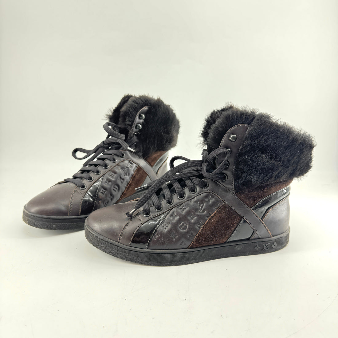 Louis Vuitton Brown Boots  DT