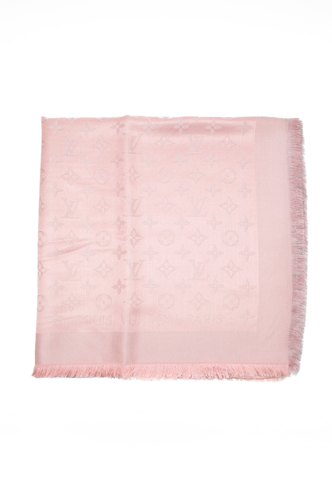 LOUIS VUITTON Monogram Velvet Rose Shine Shawl (New)