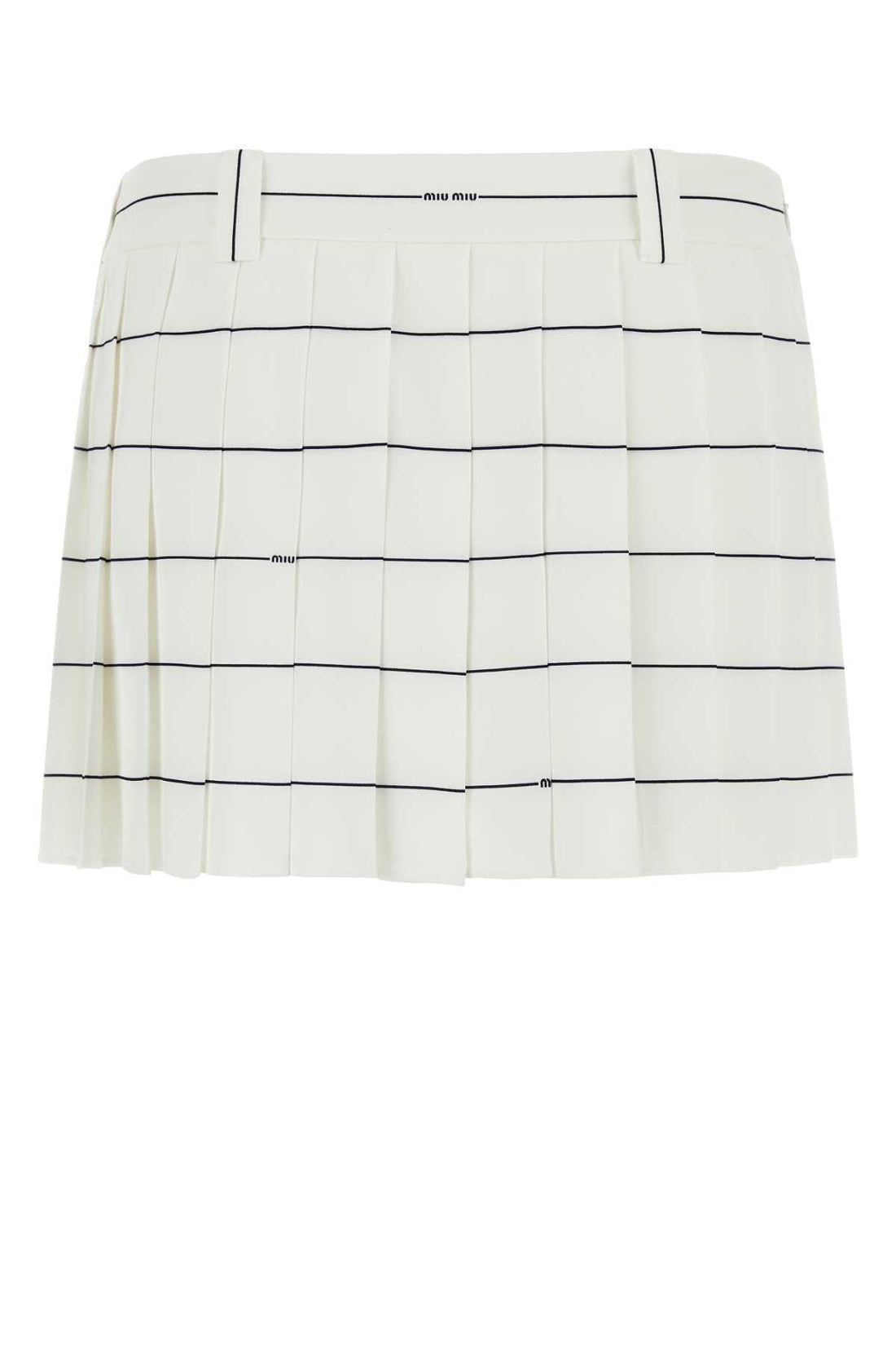 MIU MIU Trendy Printed Mini Skirt for Women