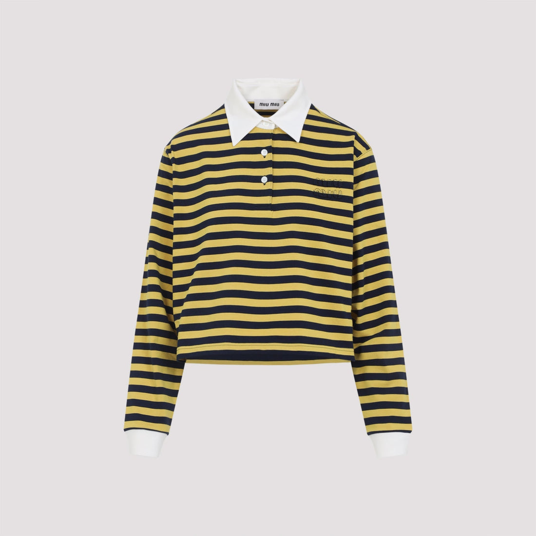 MIU MIU Classic Cotton Polo for Women - FW25