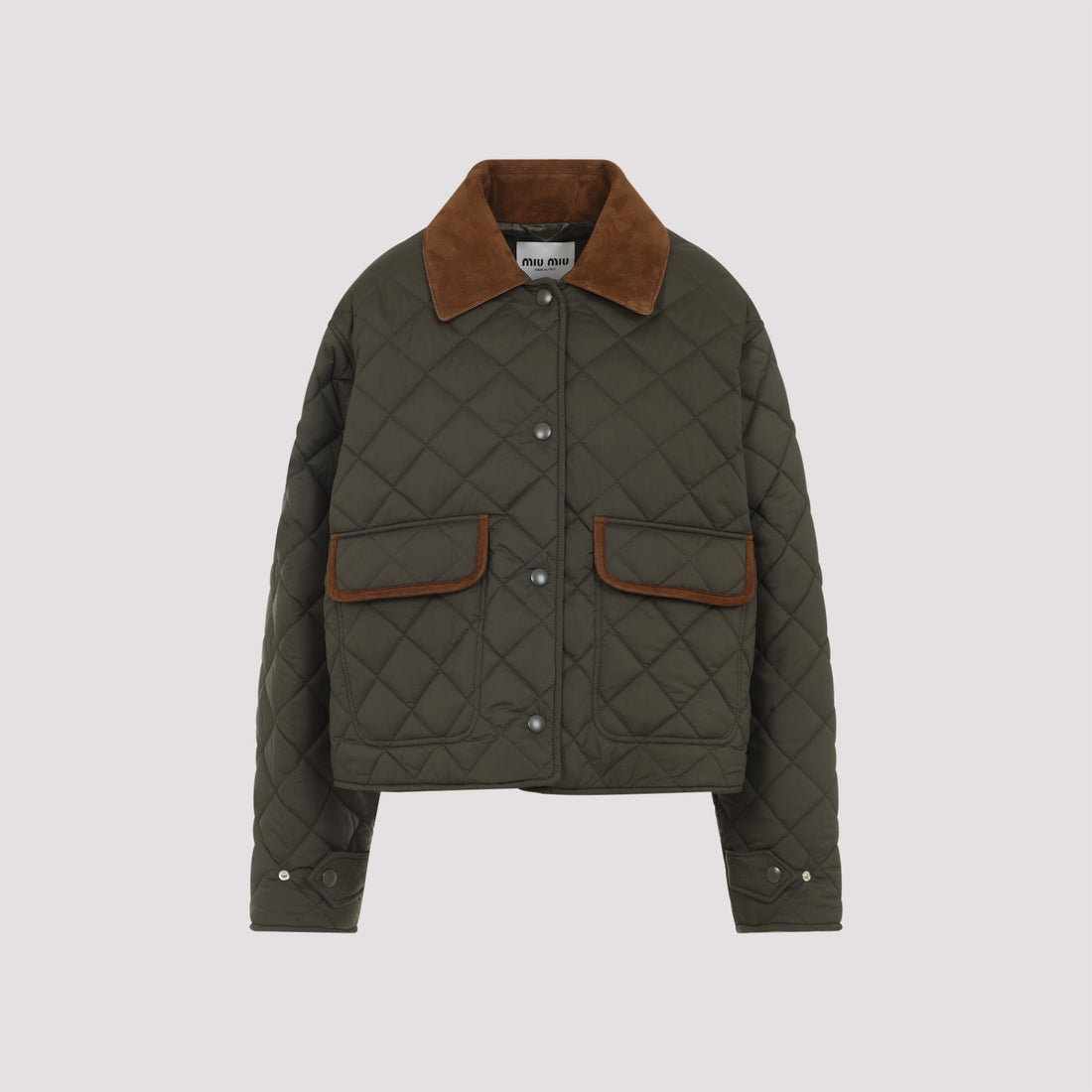 MIU MIU Recycled Polyester Jacket for Women - FW25 Collection