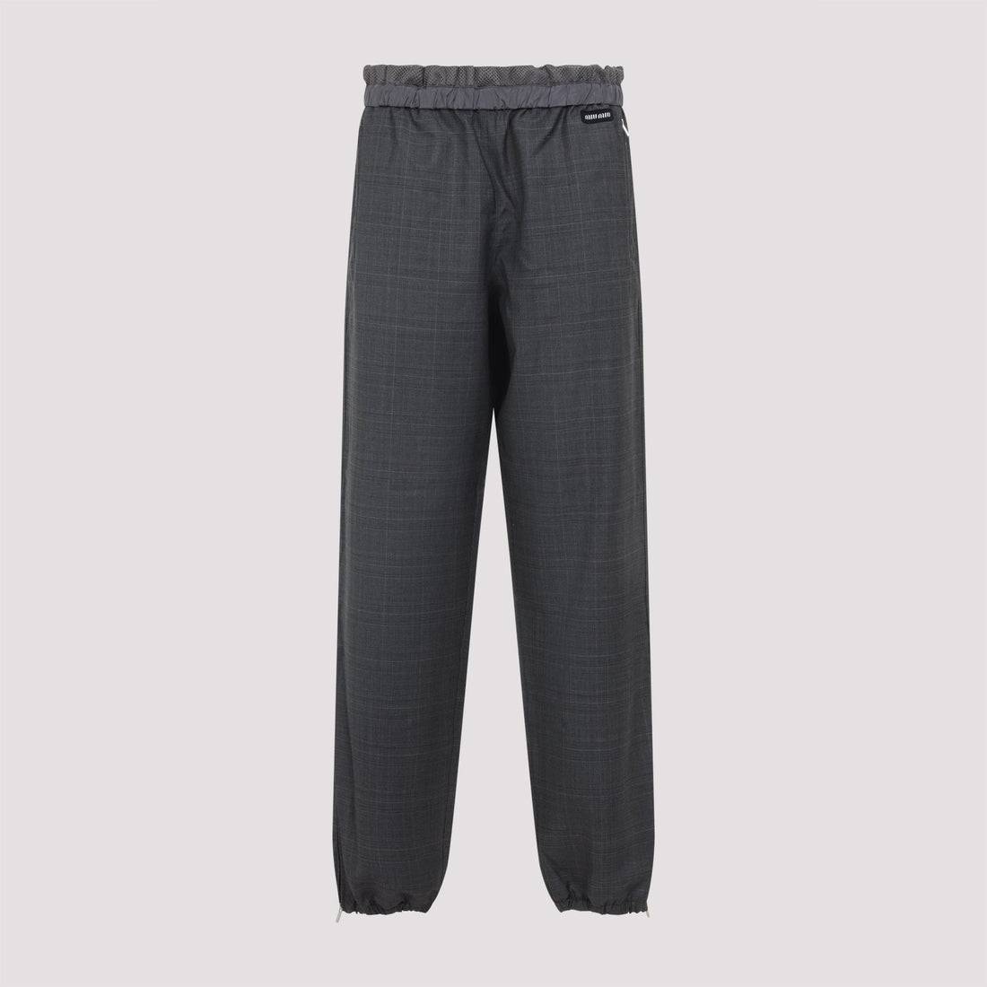 MIU MIU Elegant Virgin Wool Pants for Women