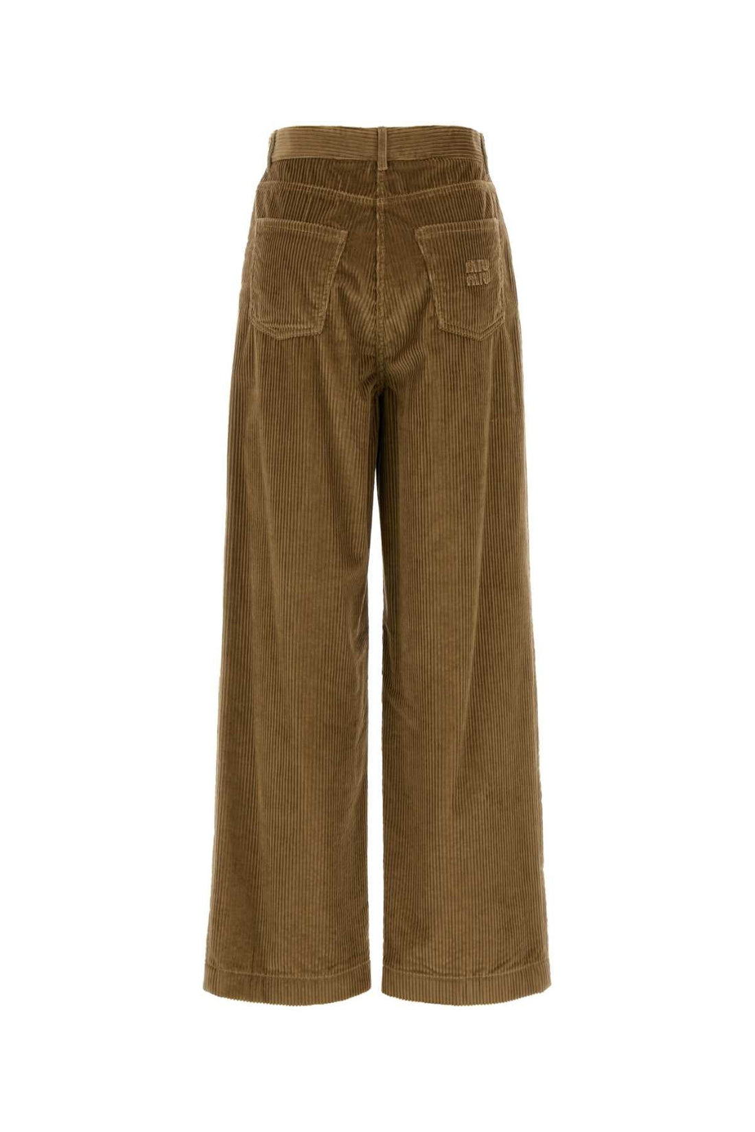 MIU MIU Corduroy Wide-Leg Pants for Women - FW25 Collection
