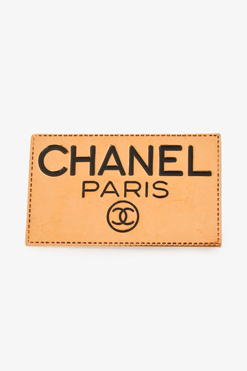 Chanel™ Gold-Tone CC Logo RSStangle Pin Brooch