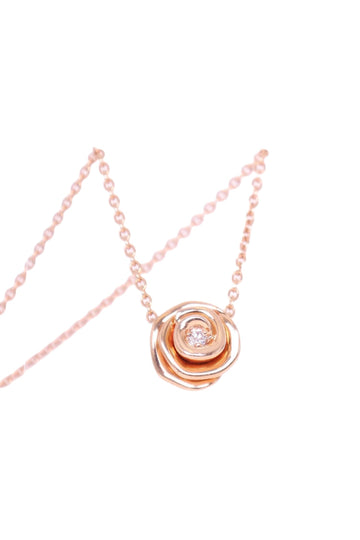 Christian Dior Rose Gold Large Rose Dior Couture NSSklace