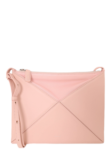 Mlouye Pink Leather CroESbody Bag