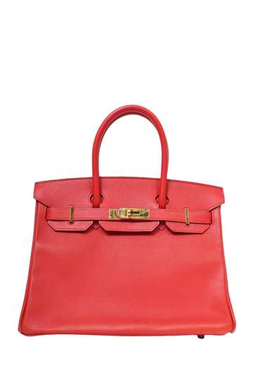 Hermès 2013 Red Epsom Leather Birkin 30