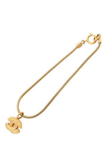 Chanel™ Gold Tone CC Logo Bracelet