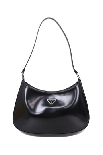 Prada Black Patent Cleo Shoulder Bag