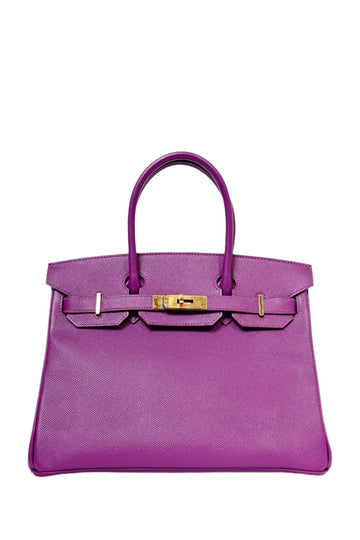 Hermès 2014 Anemone Purple Epsom Leather Birkin 30