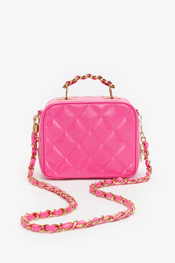 Chanel™ Pink Patent Leather Vanity Case