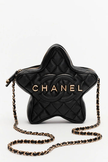Chanel™ 2024 Black Leather Walk Of Fame Star Handbag