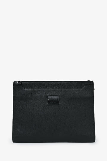 Christian Louboutin Black Leather CroESbody Mens