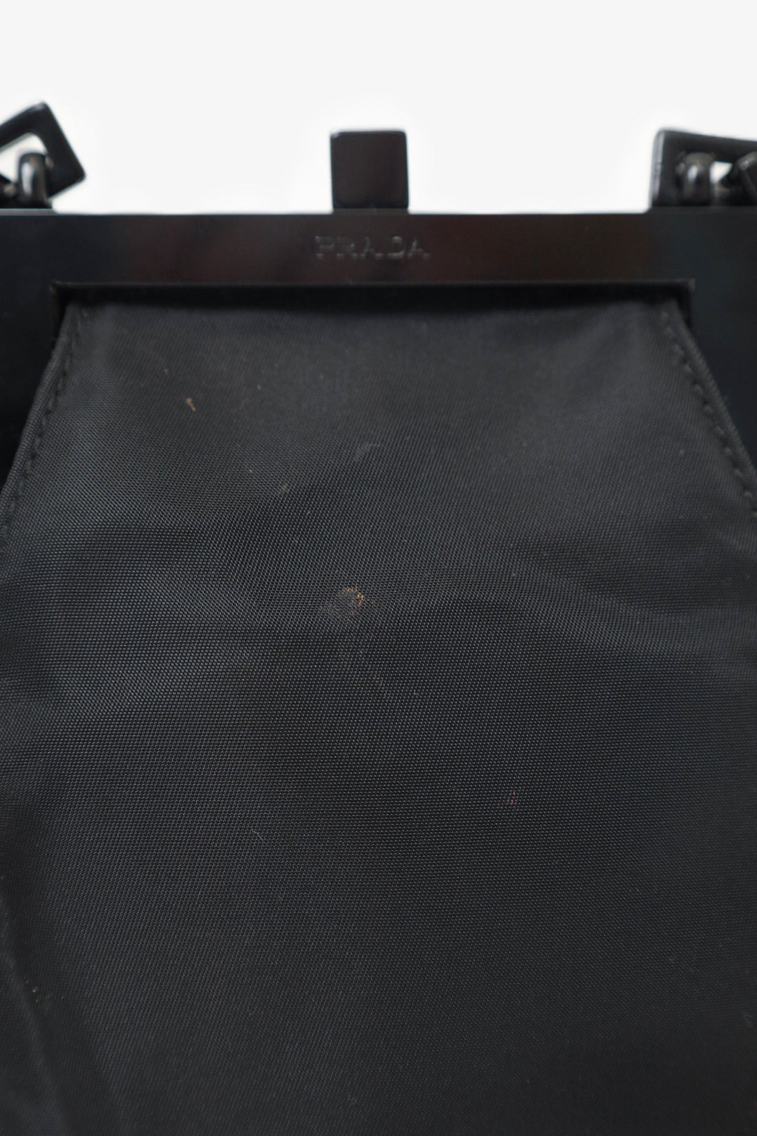Prada Black Nylon Chain Mini Bag
